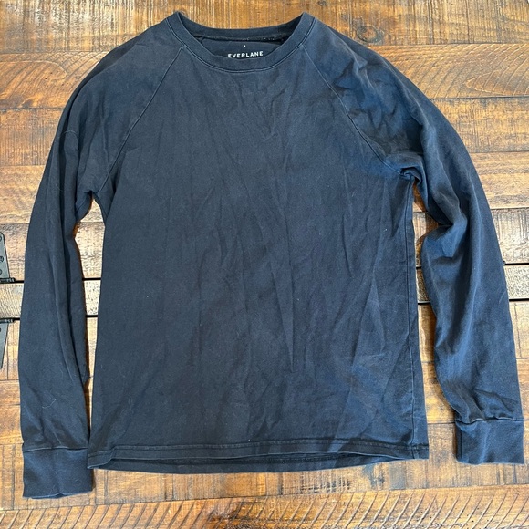 Everlane Tops - Everlane Cotton Classic Washed Black Top
